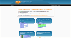 Desktop Screenshot of inscription-facile.com